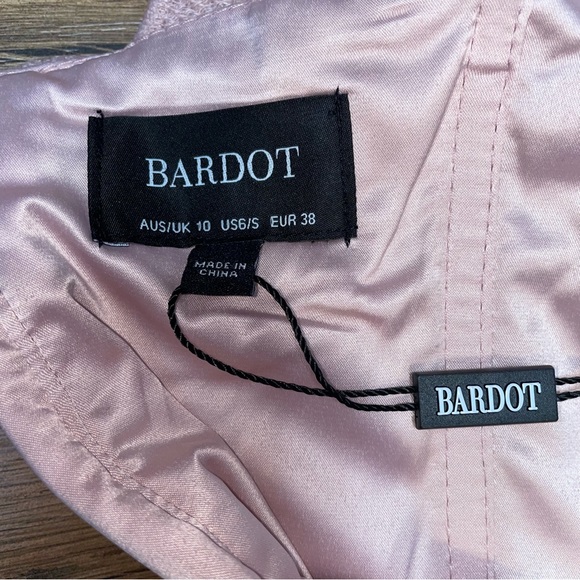 NWT Bardot Lina Lace Dress Pink Rose - Picture 13 of 16